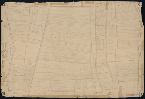 Églisottes-et-Chalaures - -Section C feuille 5 : Le Petit-Croiset