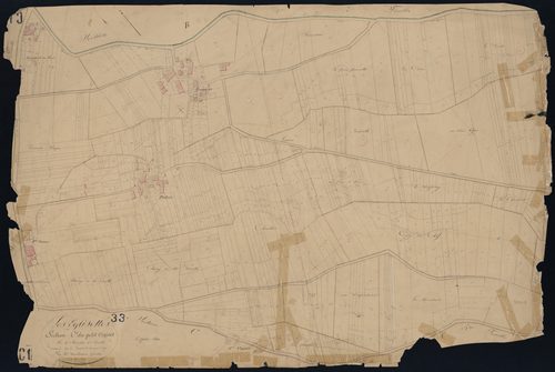 Églisottes-et-Chalaures - -Section C feuille 1 : Le Petit-Croiset