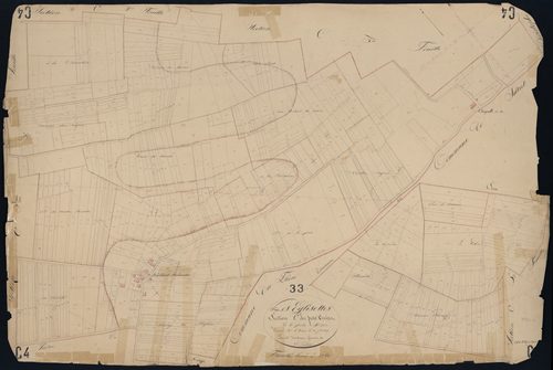 Églisottes-et-Chalaures - -Section C feuille 4 : Le Petit-Croiset