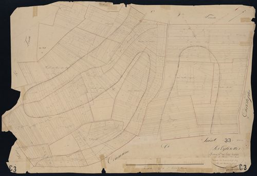 Églisottes-et-Chalaures - -Section C feuille 3 : Le Petit-Croiset