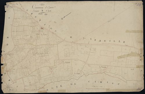 Espiet - -Section B feuille 1 : non indiqué
