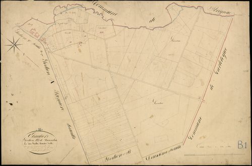 Étauliers - -Section B feuille 1 : La Comteau