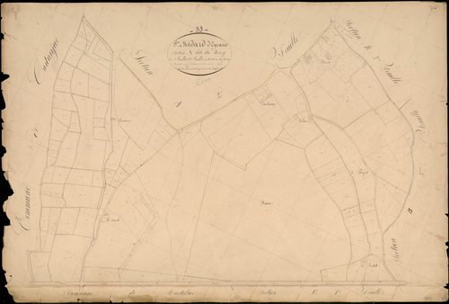 Eyrans - -Section A feuille 3 : Le Bourg