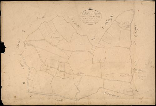 Eyrans - -Section A feuille 1 : Le Bourg