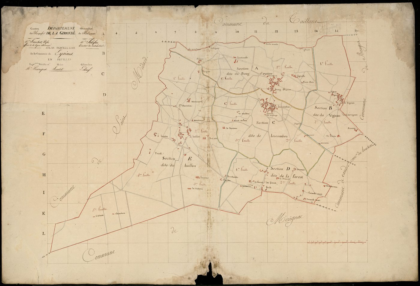 Eysines - -Tableau d'assemblage