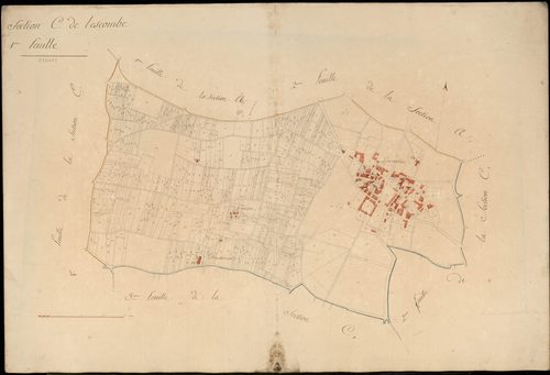 Eysines - -Section C feuille 1 : Lescombes