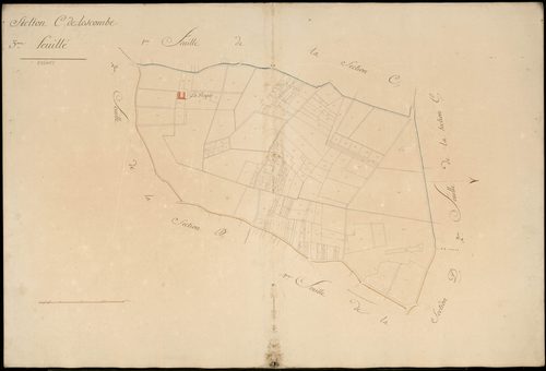 Eysines - -Section C feuille 3 : Lescombes