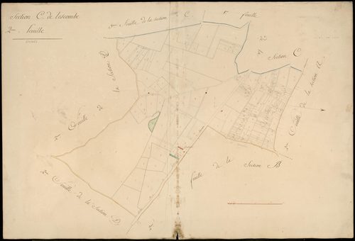 Eysines - -Section C feuille 2 : Lescombes