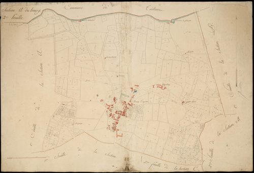 Eysines - -Section A feuille 2 : Le Bourg