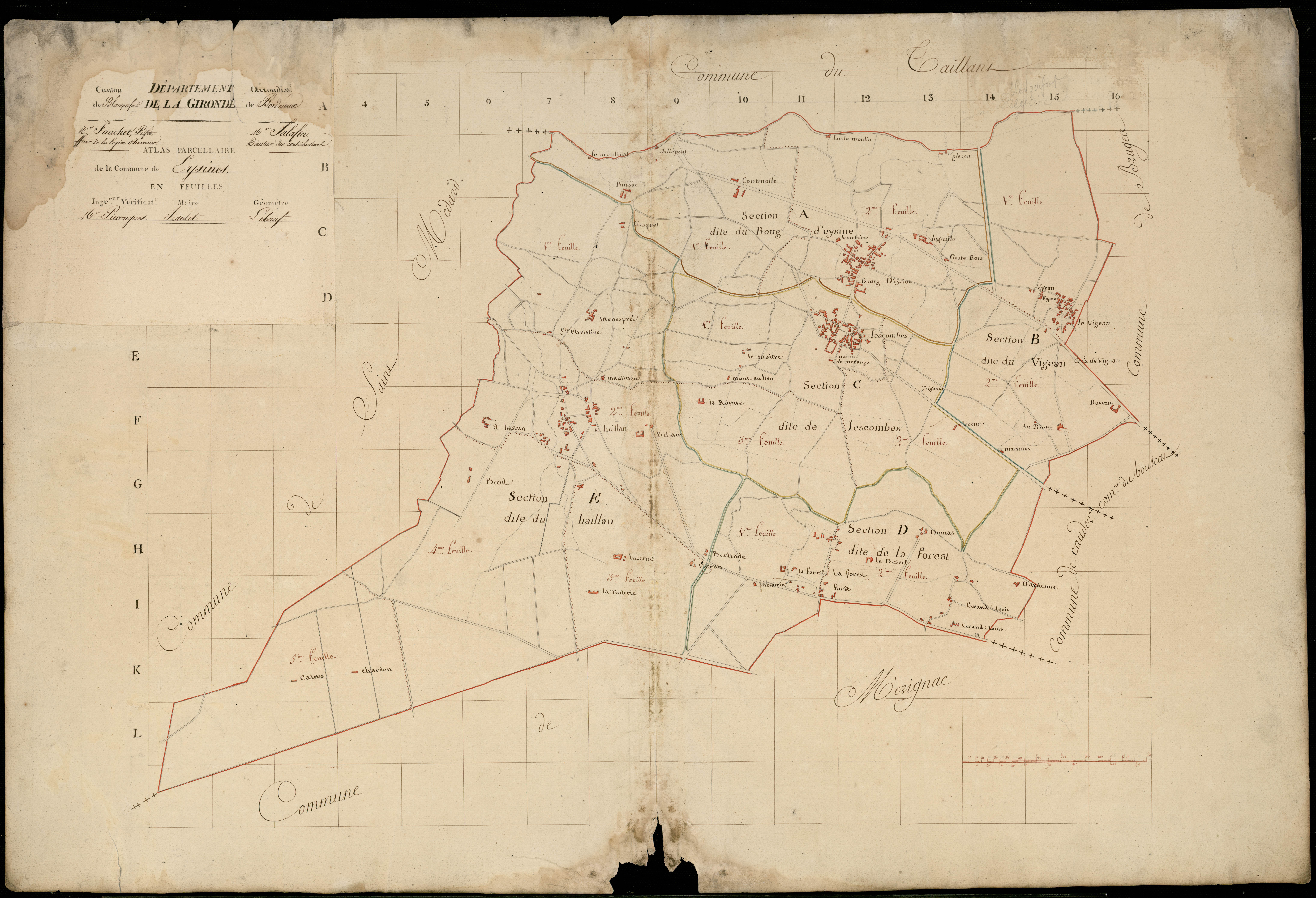 Eysines - -Tableau d'assemblage