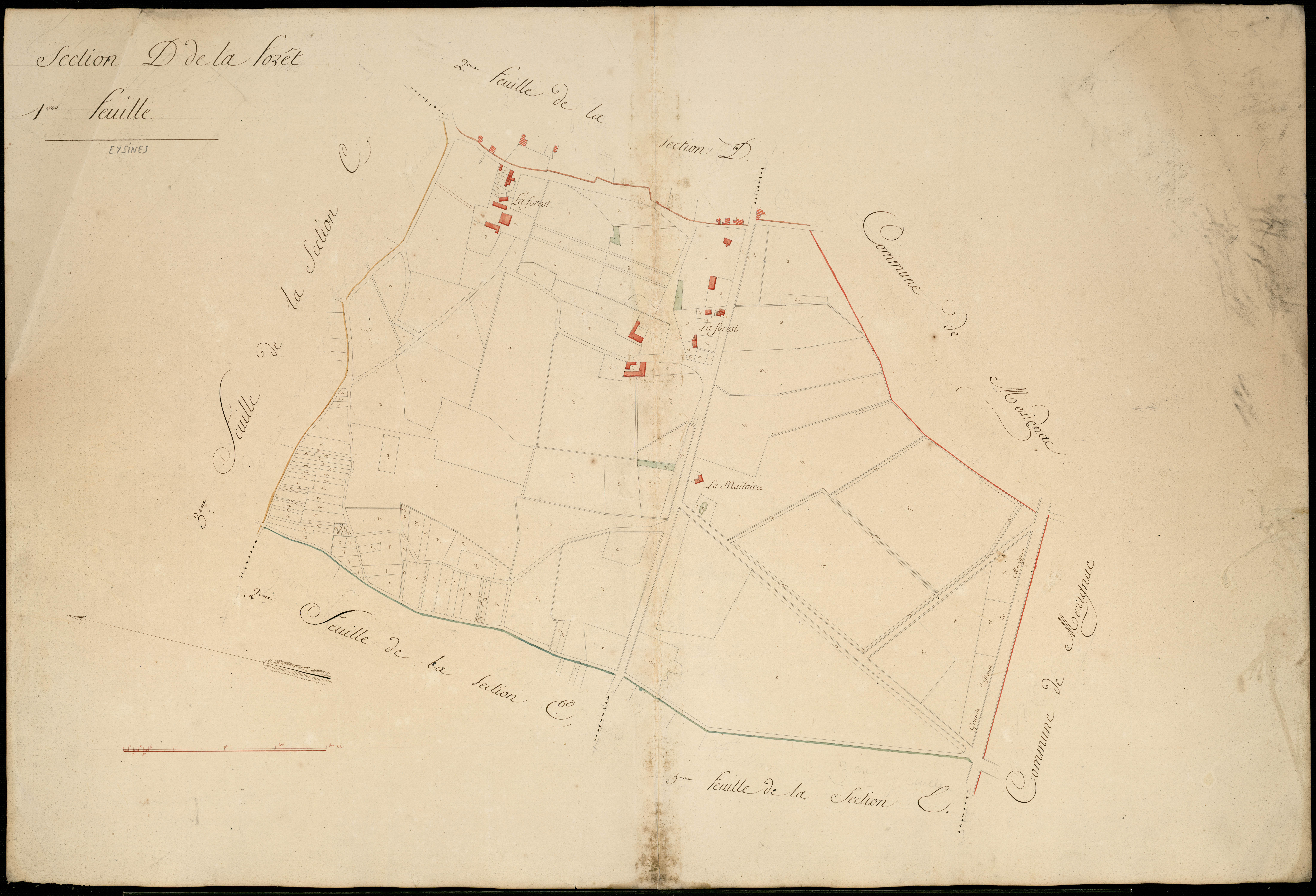 Eysines - -Section D feuille 1 : La Forêt
