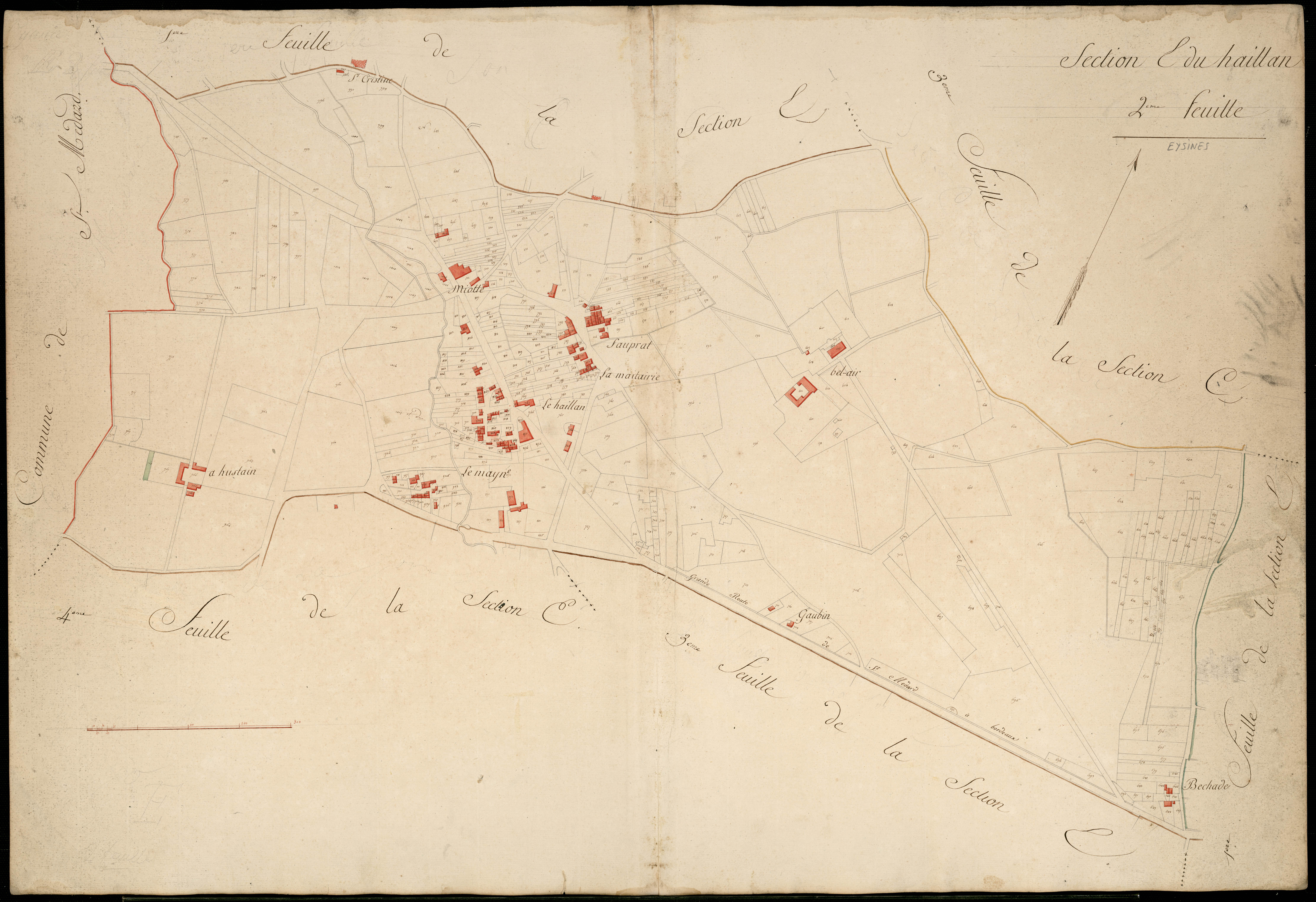 Eysines - -Section E feuille 2 : Le Haillan