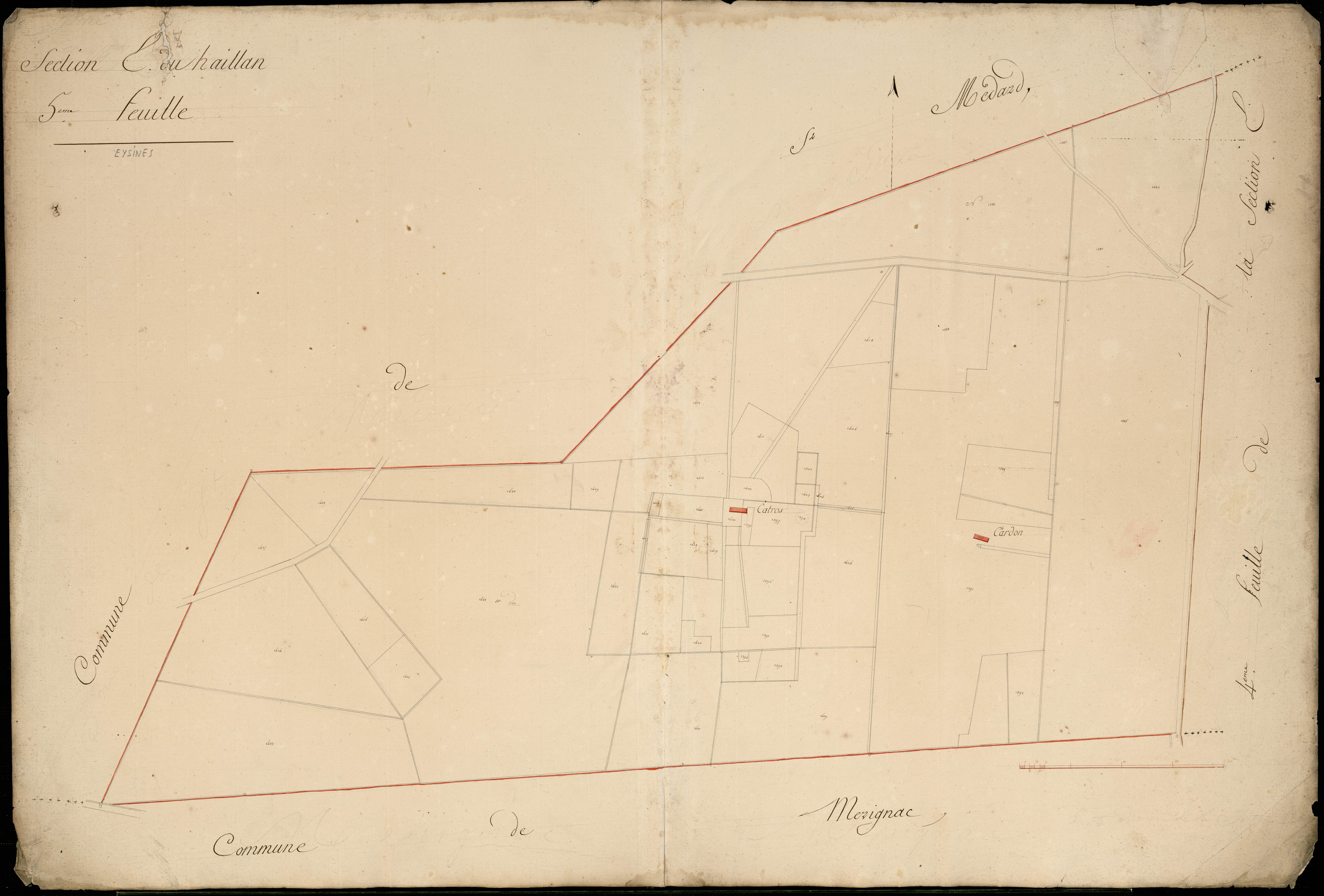 Eysines - -Section E feuille 5 : Le Haillan
