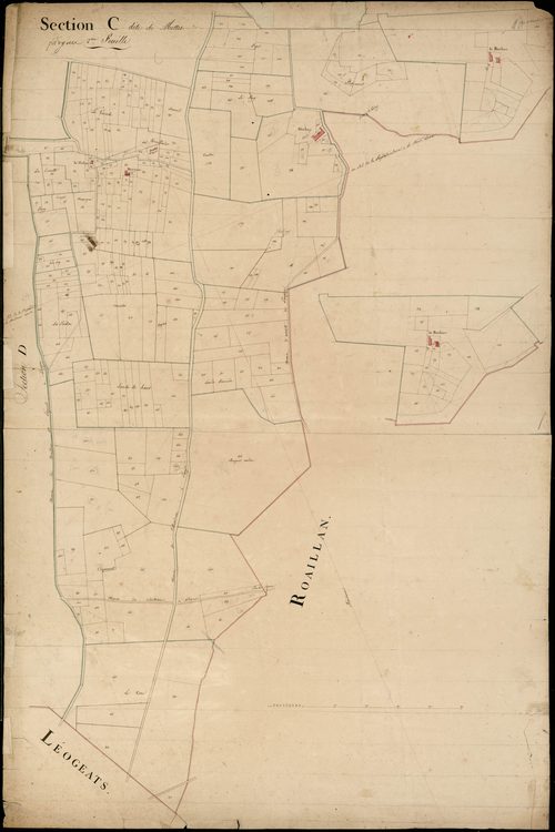 Fargues - -Section C feuille 2 : Mottes