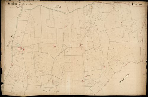 Fargues - -Section C feuille 1 : Mottes