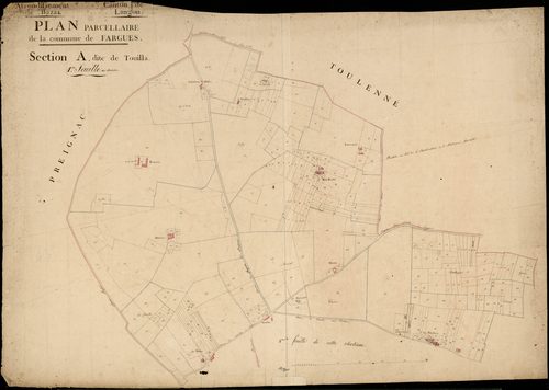 Fargues - -Section A feuille 1 : Touilla