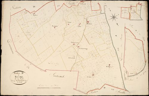 Fargues - -Section D feuille 2 : Le Bourg