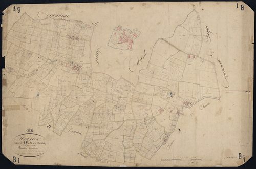 Francs - -Section B feuille 1 : Le Bourg