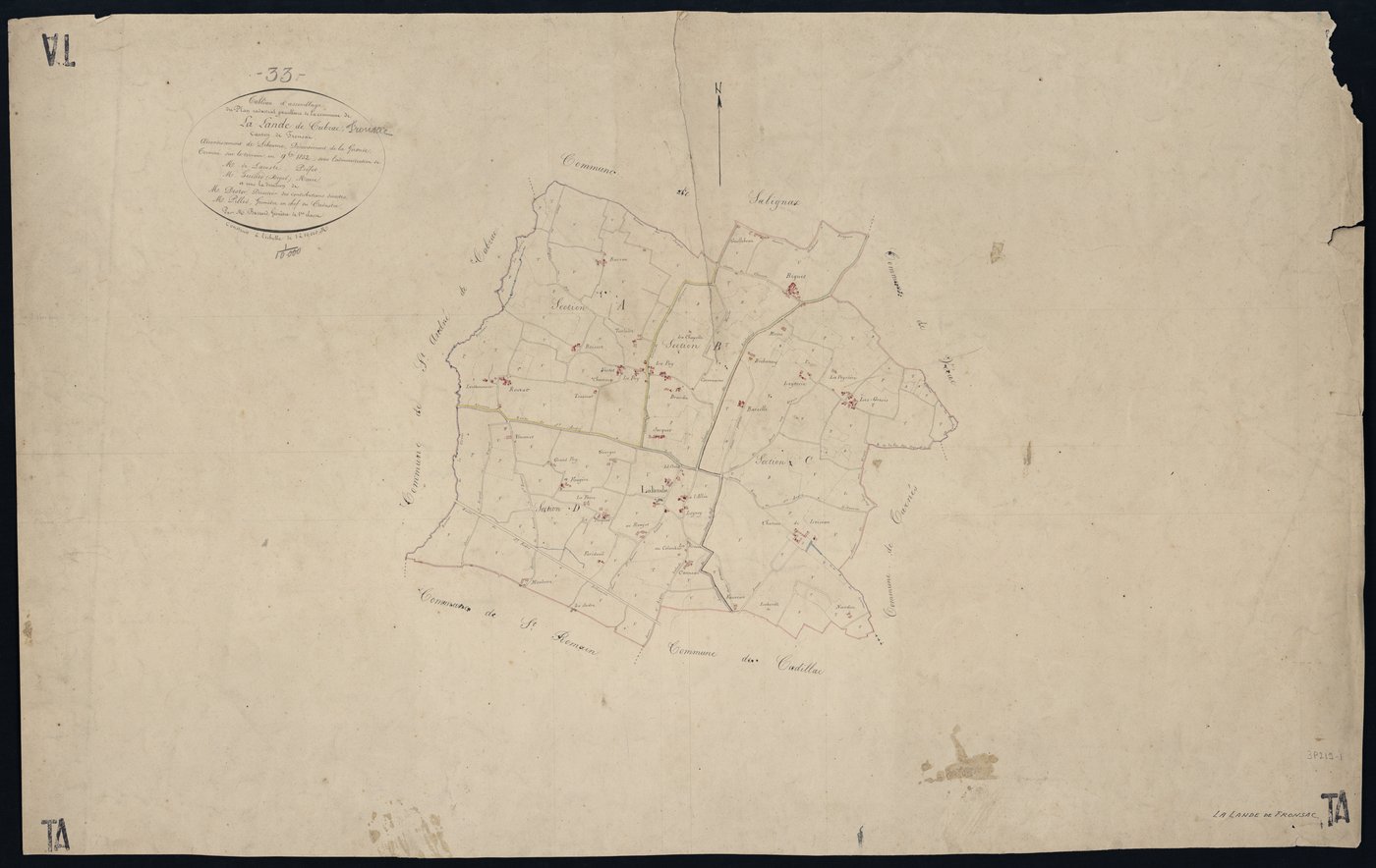 Fronsac - -Tableau d'assemblage