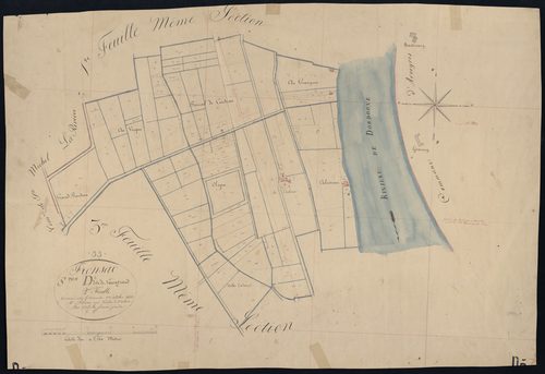 Fronsac - -Section D feuille 2 : Nauzegrand