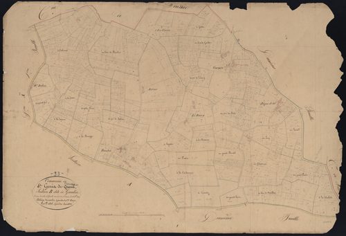 Fronsac - -Section B feuille 1 : Gaudin