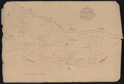 Fronsac - -Section A feuille 2 : Le Bourg