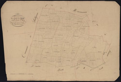 Fronsac - -Section A feuille 1 : Le Bourg