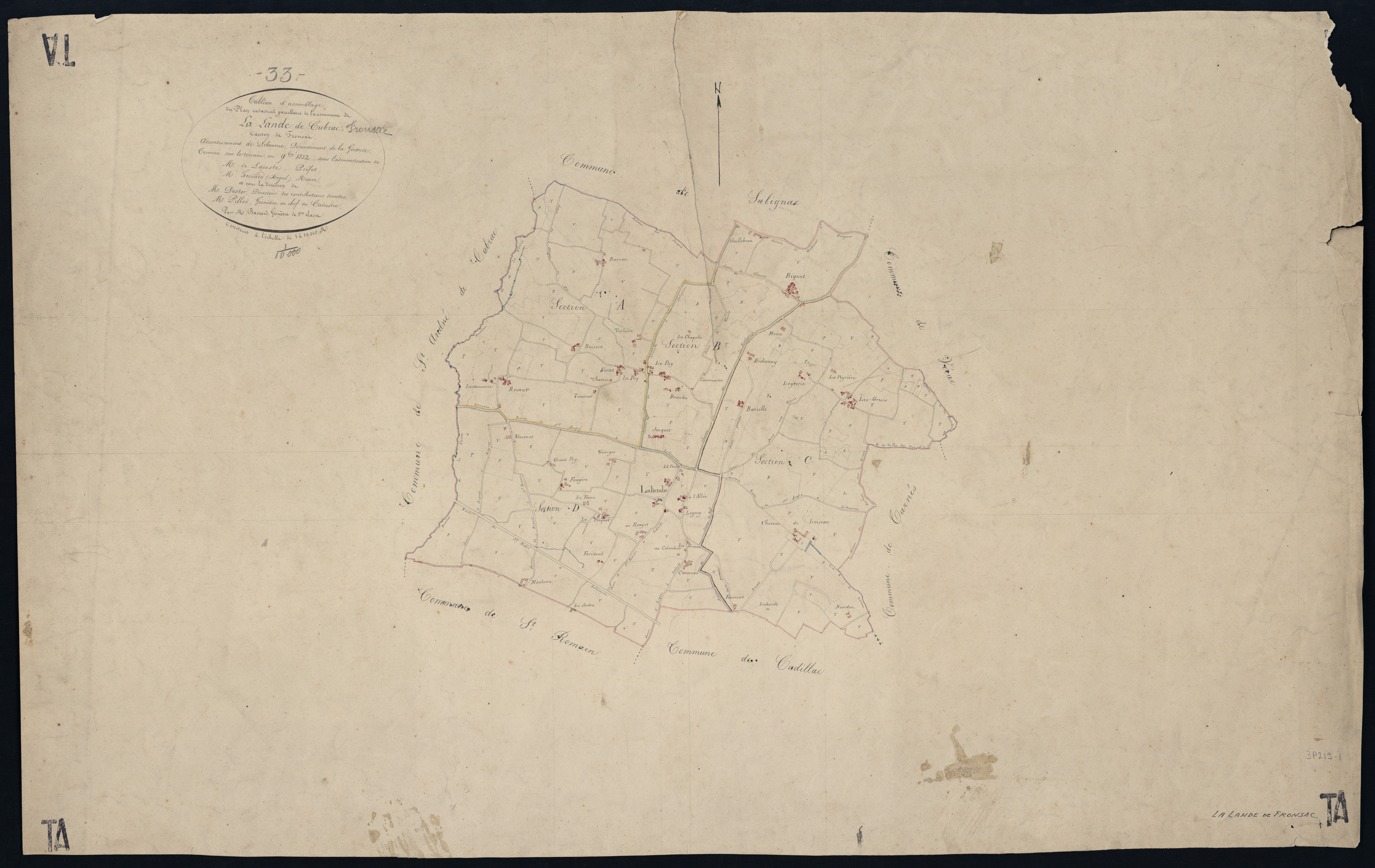 Fronsac - -Tableau d'assemblage