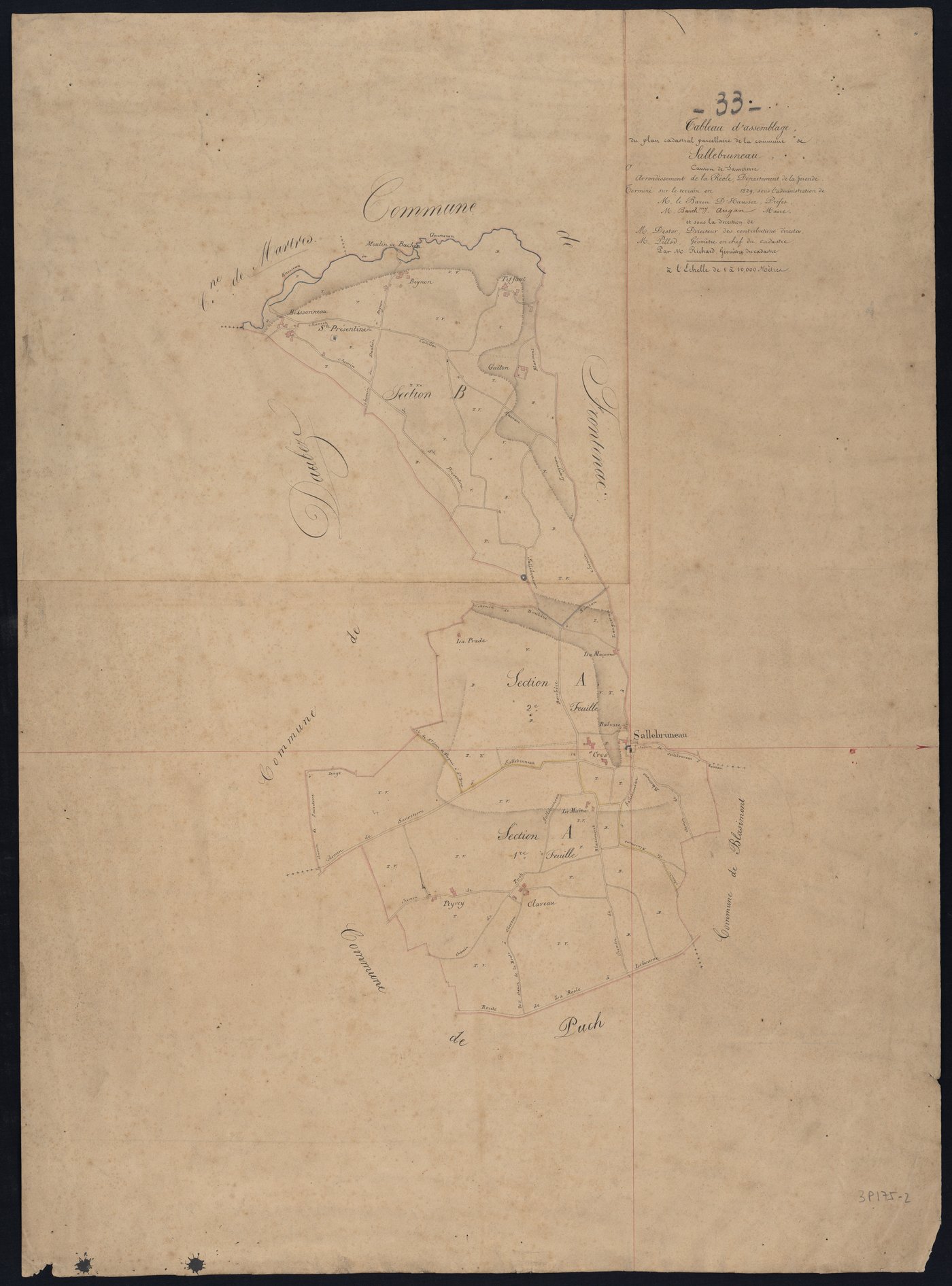 Frontenac - -Tableau d'assemblage