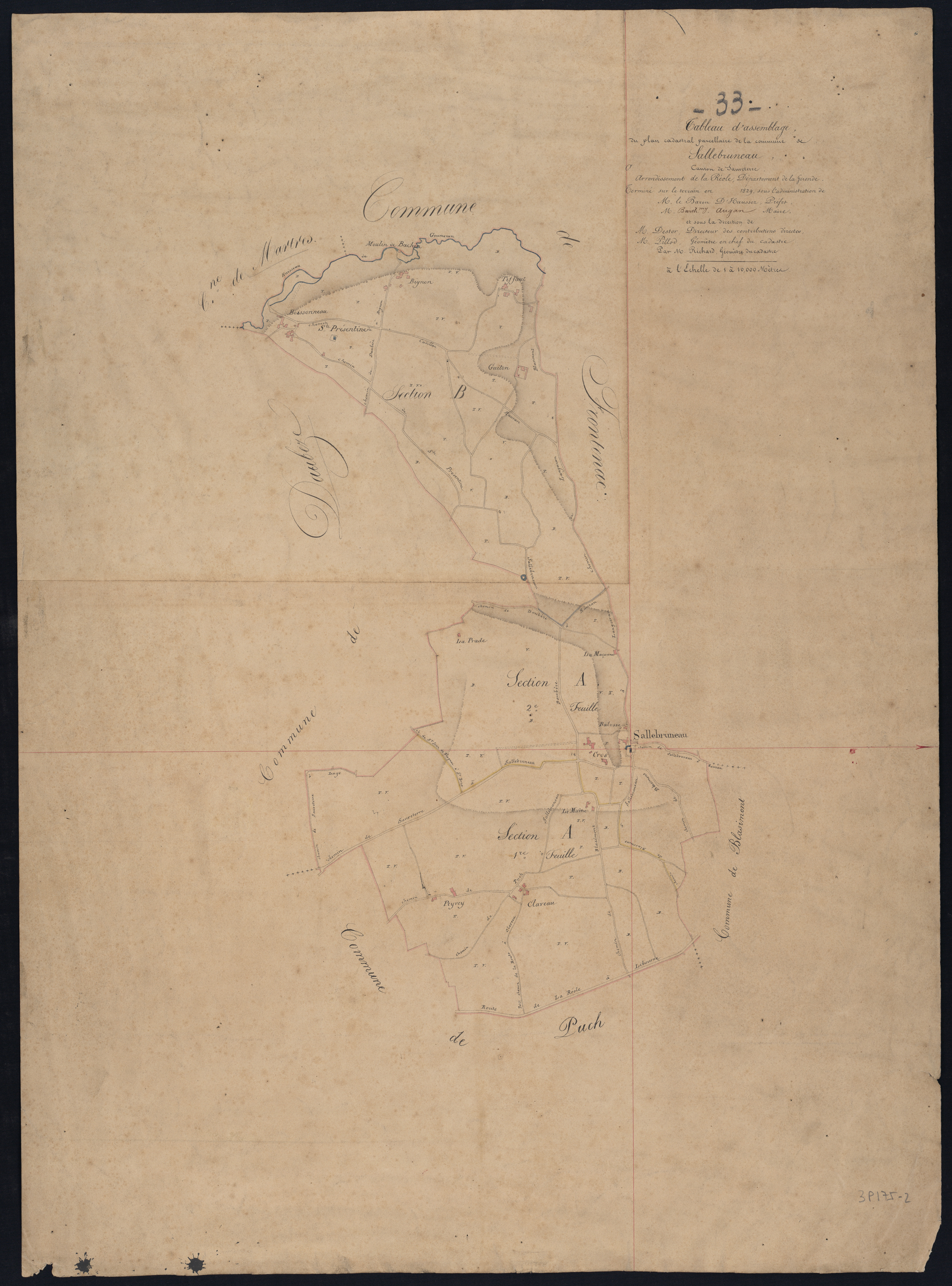 Frontenac - -Tableau d'assemblage
