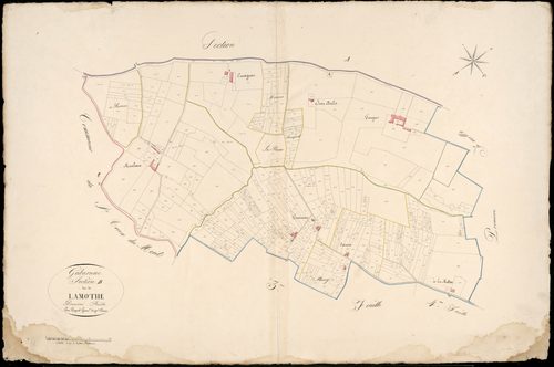 Gabarnac - -Section B feuille 2 : Lamothe