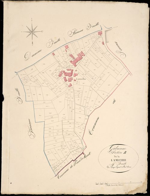 Gabarnac - -Section B feuille 4 : Lamothe