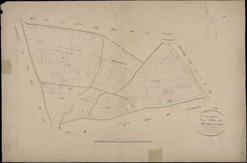 Gaillan-en-Médoc - -Section C feuille 2 : Pey-de-la-Canau