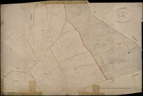 Gaillan-en-Médoc - -Section F feuille 3 : Poulards