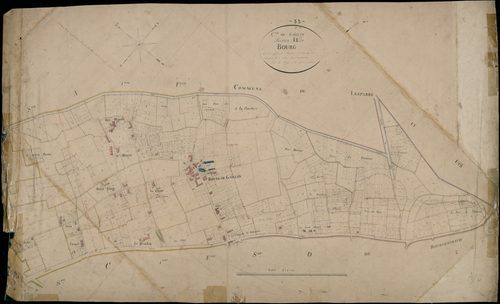 Gaillan-en-Médoc - -Section A feuille 2 : Le Bourg