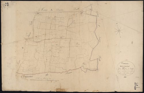 Gajac - -Section D feuille 2 : Trazits