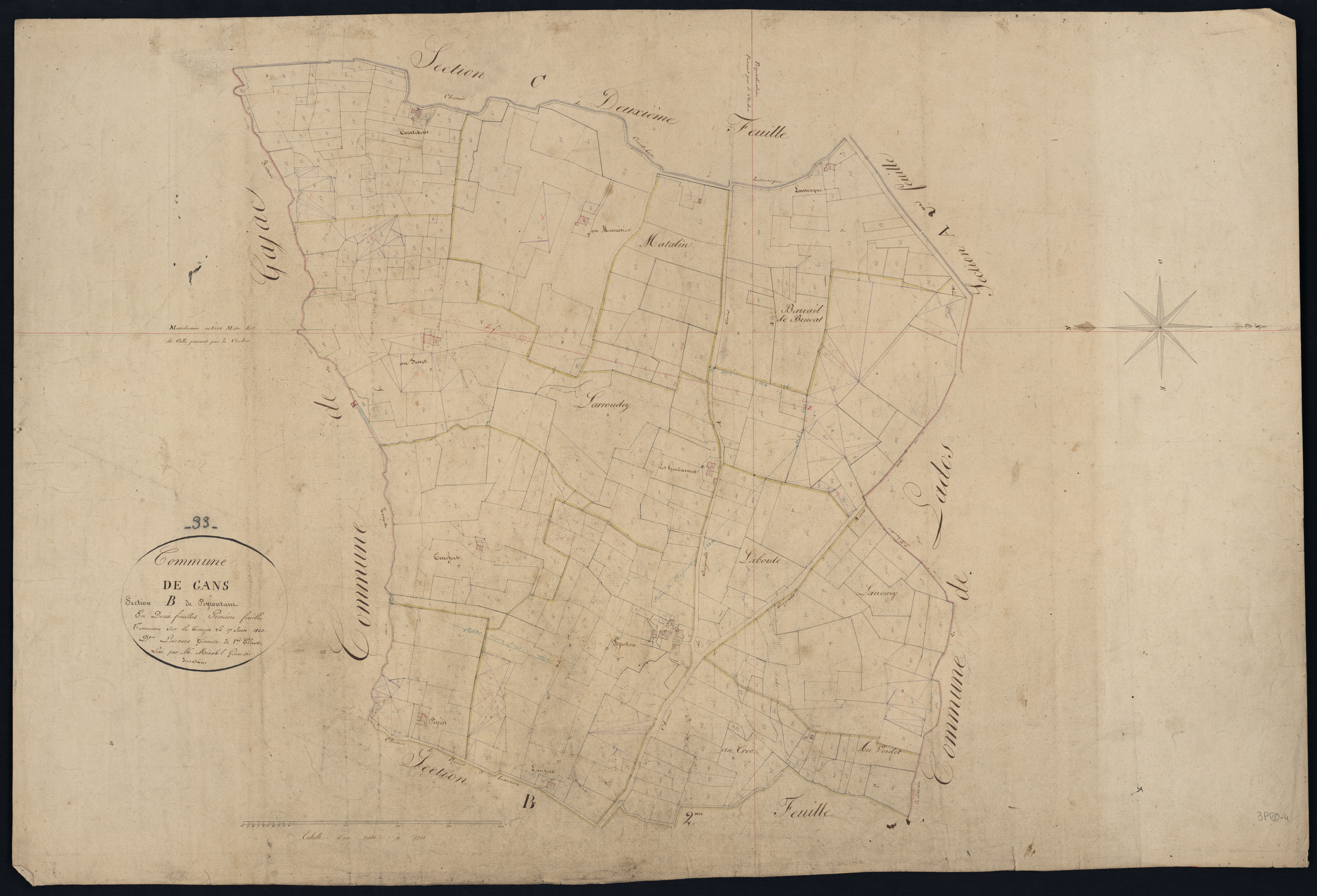 Gans - -Section B feuille 1 : Peyroutaut