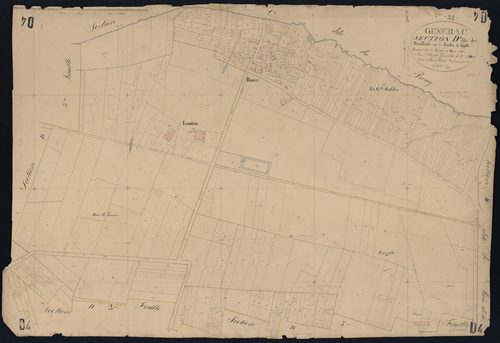 Générac - -Section D feuille 4 : Les Drouillards