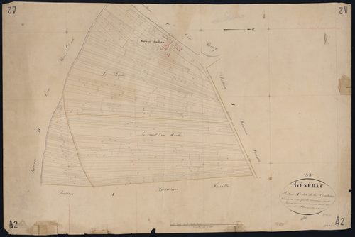 Générac - -Section A feuille 2 : La Comteau
