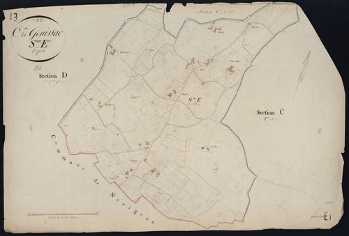 Génissac - -Section E feuille 1 : non indiqué