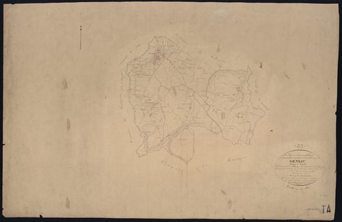Gensac - -Tableau d'assemblage