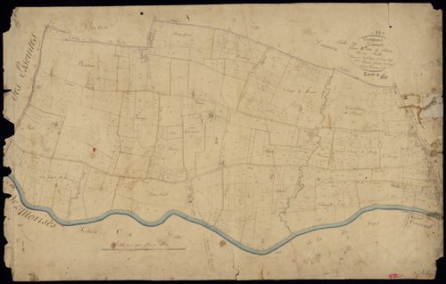 Gironde-sur-Dropt - -Section B feuille unique : Sadirac