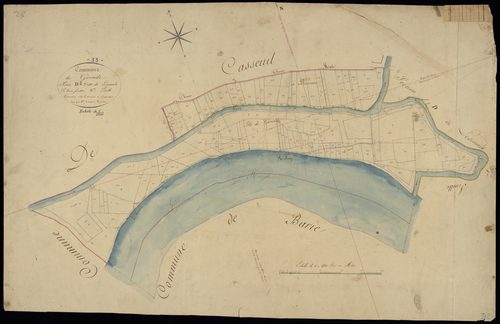 Gironde-sur-Dropt - -Section D feuille 2 : Lescouret