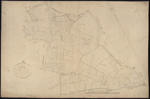 Gornac - -Section A feuille 1 : Cazeau