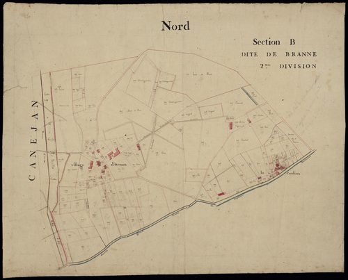 Gradignan - -Section B feuille 2 : Branne