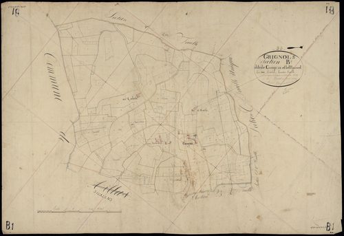 Grignols - -Section B feuille 1 : Le Campin et Mazerol
