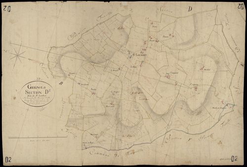 Grignols - -Section D feuille 2 : Saint-Loubert