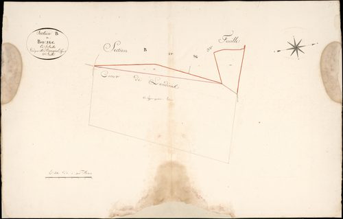 Guillos - -Section B feuille 2 : Le Bourg