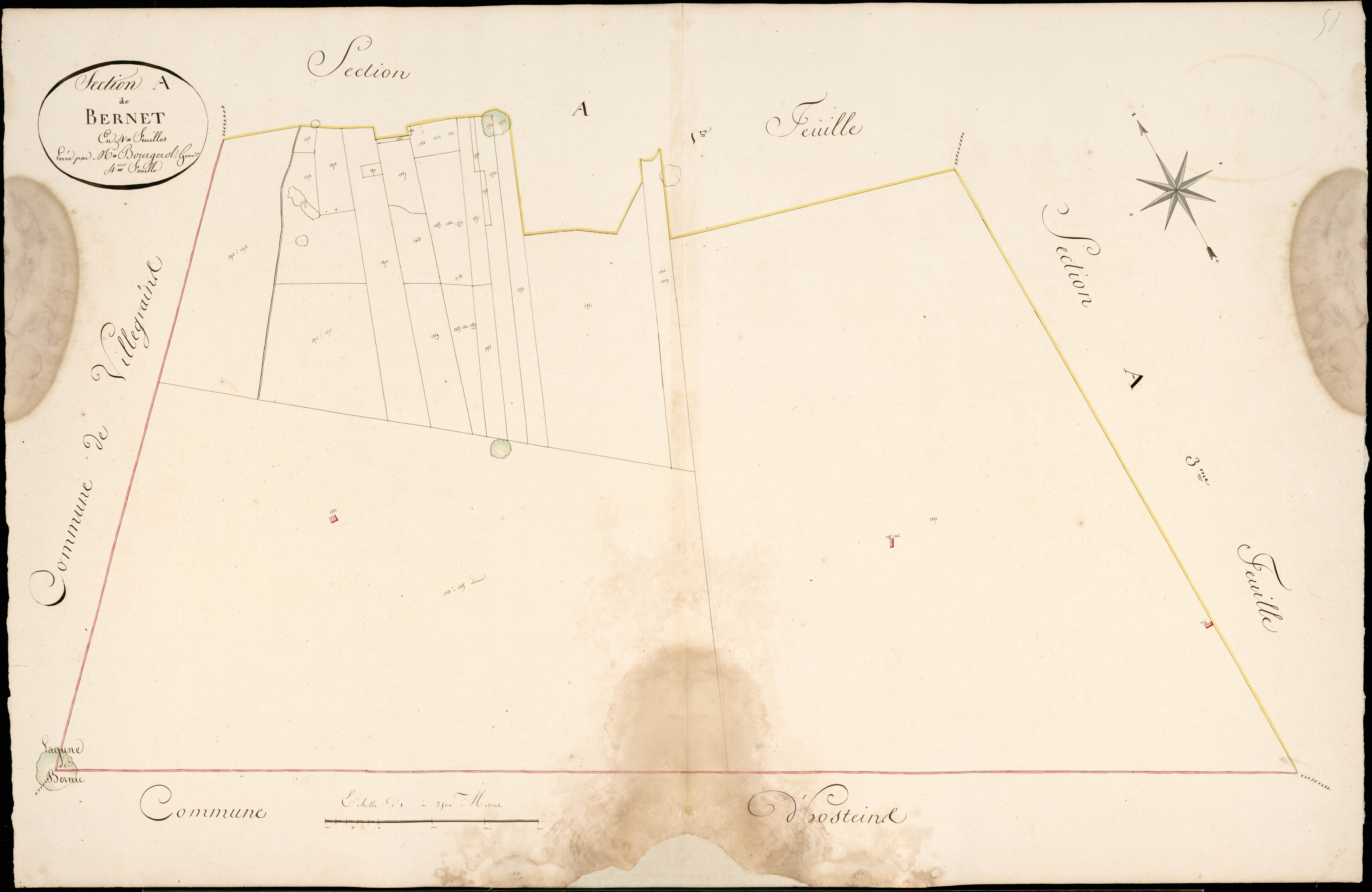 Guillos - -Section A feuille 4 : Bernet