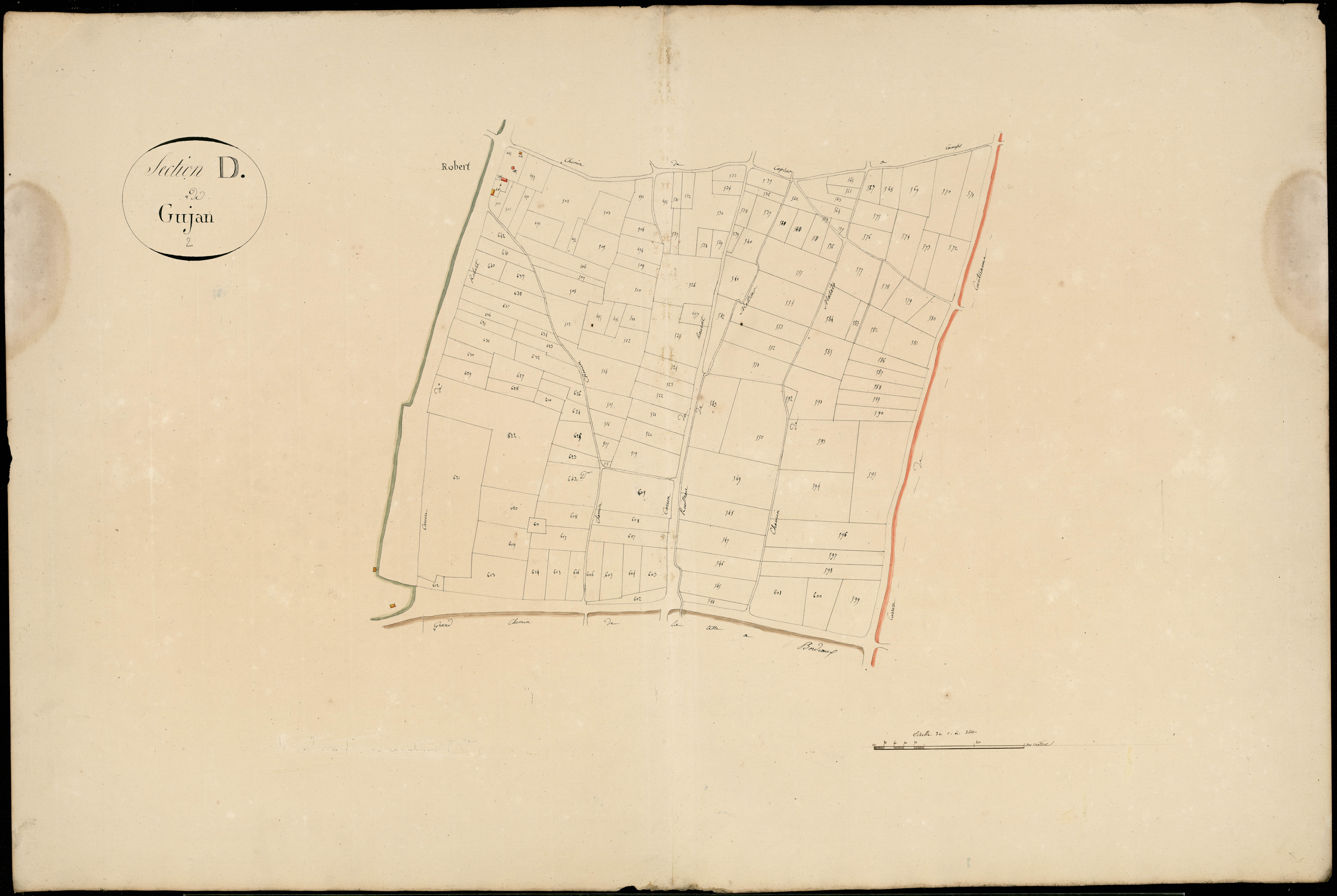 Gujan-Mestras - -Section D feuille 2 : non indiqué